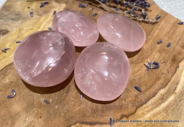 Quartz-Rose Galet PM