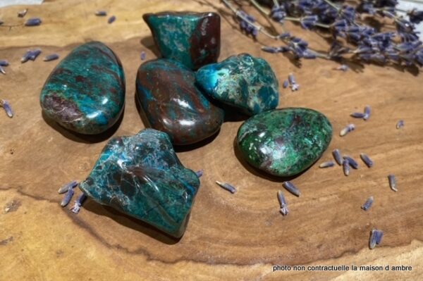 Chrysocolle Pierre Roulée