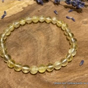 Bracelet Citrine Naturelle 6mm