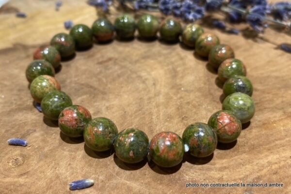 Bracelet Unakite 8mm