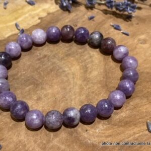 Bracelet Lépidolite 8mm