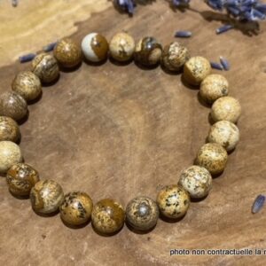 Bracelet Jaspe Paysage 8mm