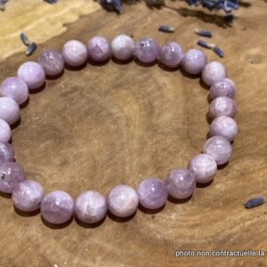 Bracelet Kunzite 8mm