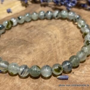 Bracelet Préhnite 6mm