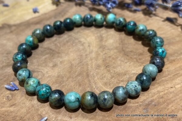 Bracelet Turquoise Africaine 6mm