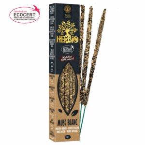 Encens Herbio Musc Blanc Labellisé Ecocert 20gr