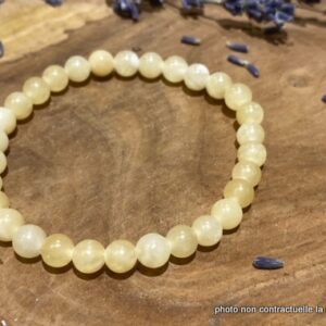Bracelet Calcite Jaune 6mm