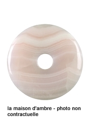 Manganocalcite Donut 30mm