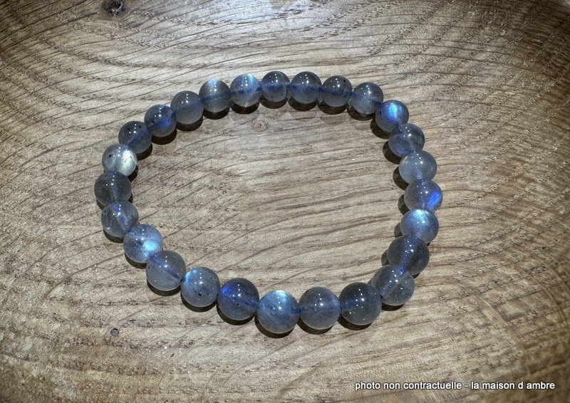 Bracelet Labradorite 8mm Q.AA