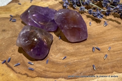 Amétrine Pierre Roulée MM