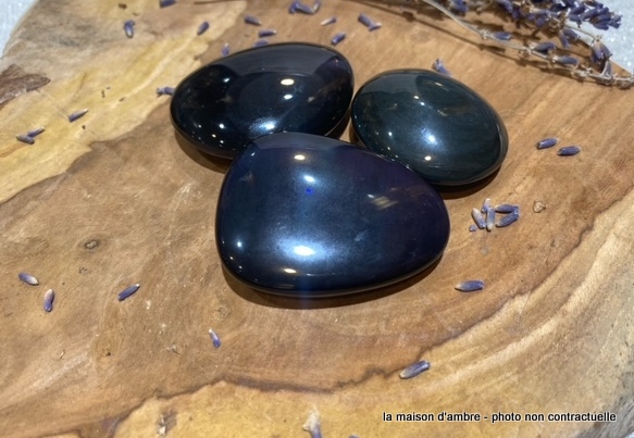Obsidienne Oeil Céleste Galet MM