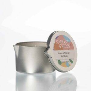 Bougie Massage Miel Ambre, Sapone & Sens