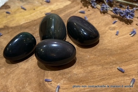 Obsidienne Oeil Céleste Pierre Roulée