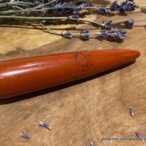 Bâton Réflexologie Jaspe Rouge