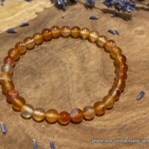 Bracelet Cornaline 6mm