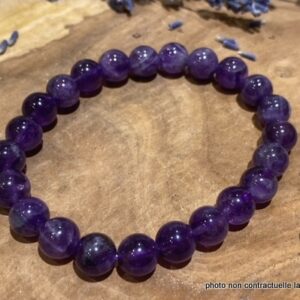 Bracelet Améthyste 8mm