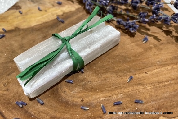 Sélénite Bâton Brute (2 pièces)