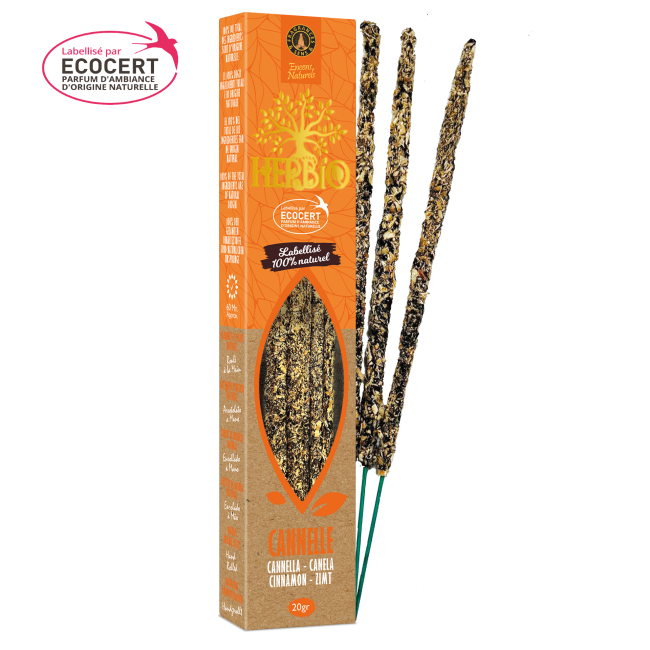 Encens Herbio Cannelle Labellisé Ecocert 20gr