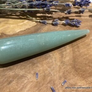 Bâton Réflexologie Aventurine Verte