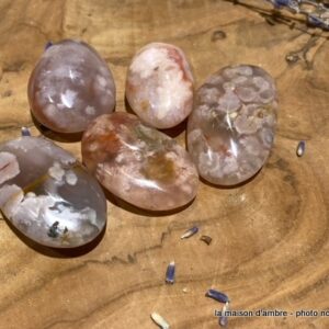 Agate Fleur Galet
