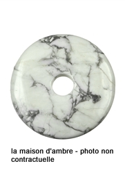 Howlite (ou Magnésite) Donut 30mm