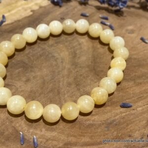 Bracelet Calcite Jaune 8mm
