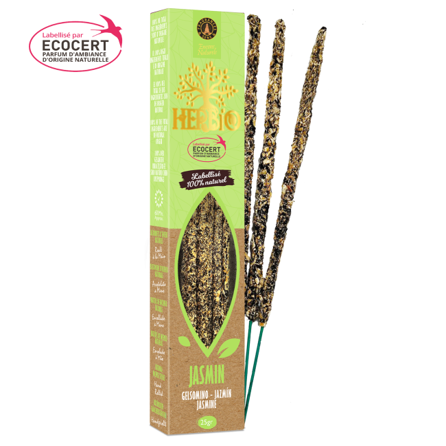 Encens Herbio Jasmin Labellisé Ecocert 20gr