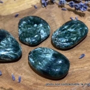 Séraphinite Pierre Roulée