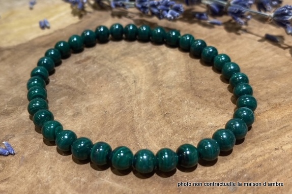 Bracelet Malachite 6mm
