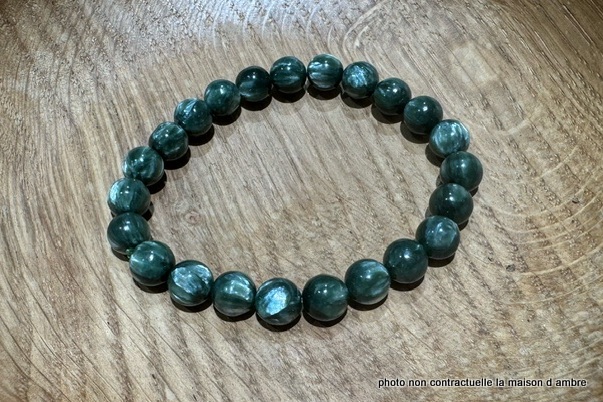 Bracelet Séraphinite 8mm