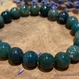 Bracelet Agate Mousse 10mm