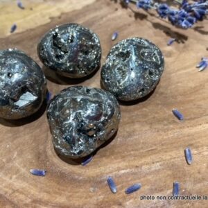 Pyrite Pierre Roulée Brute