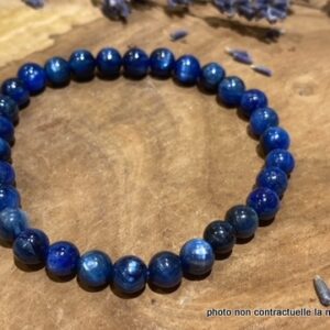 Bracelet Cyanite Bleue Extra 6mm