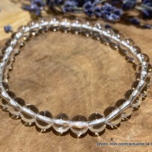 Bracelet Cristal de Roche 6mm