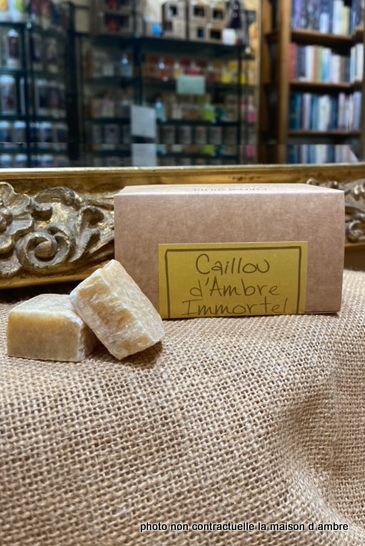 Boîte Cailloux Ambre Immortelle 80gr