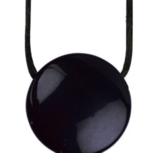 Obsidienne Miroir Percée 40mm