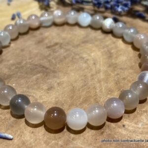 Bracelet Pierre de Lune Multi 6mm