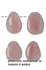 Quartz-Rose Pierre Percée