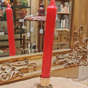 Bougie Teintée dans la Masse Rouge