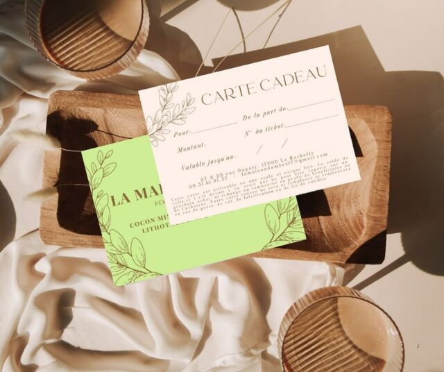 En manque d’inspiration? ✨

Émerveillez vos proches cette saison avec le cadeau parfait : nos Cartes Cadeaux ! Offrez-leur le choix de la sérénité et de la découverte, ainsi que la liberté de choisir leur coup de coeur 🌿🌟

À partir de 25€ d’achat, à retrouver en boutique 

#lamaisondambrelr #mieuxetre #bienetrefamilial #spiritualité #larochelle #cartescadeaux #fetesdefindannee